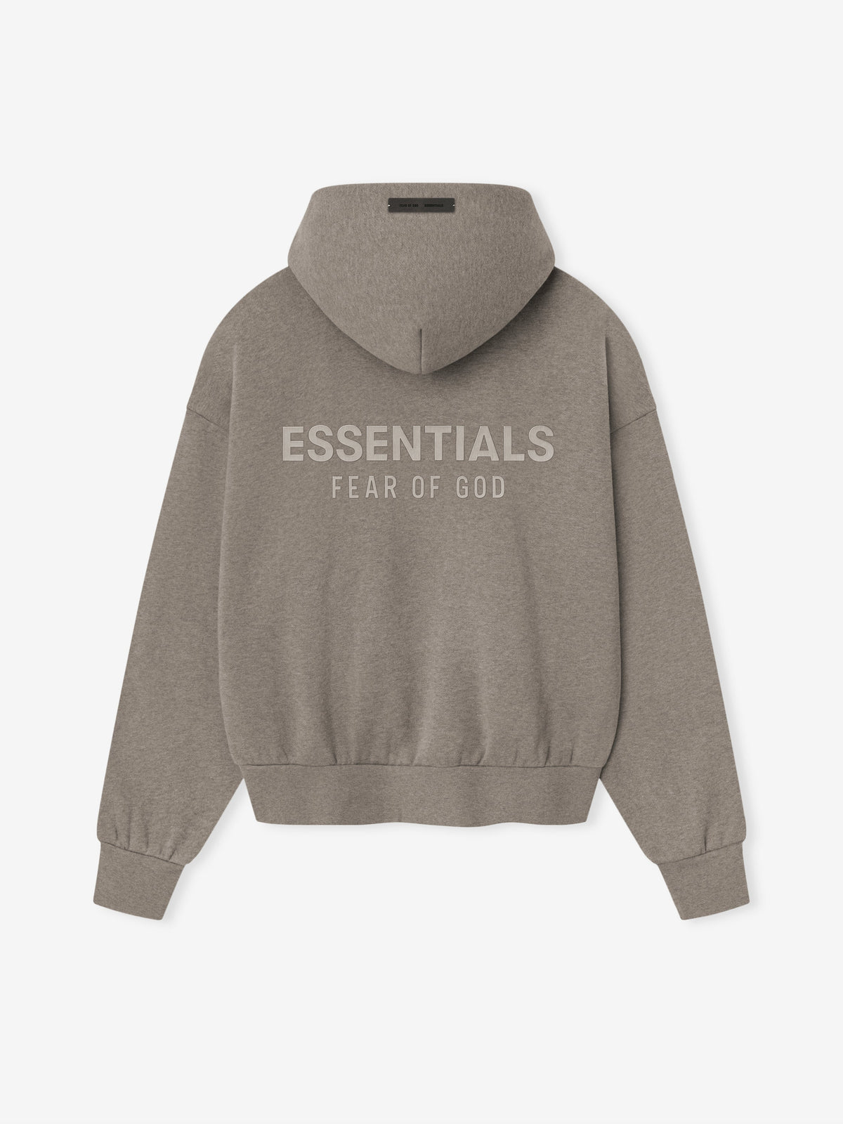 Fear of God Essentials Classic Fleece Hoodie Soft Taupe BagAg