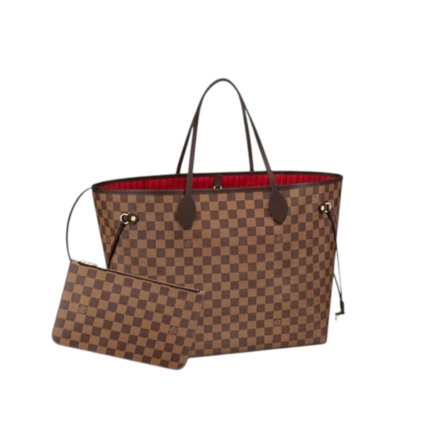 Louis Vuitton Neverfull GM Damier Ebene Coated Canvas