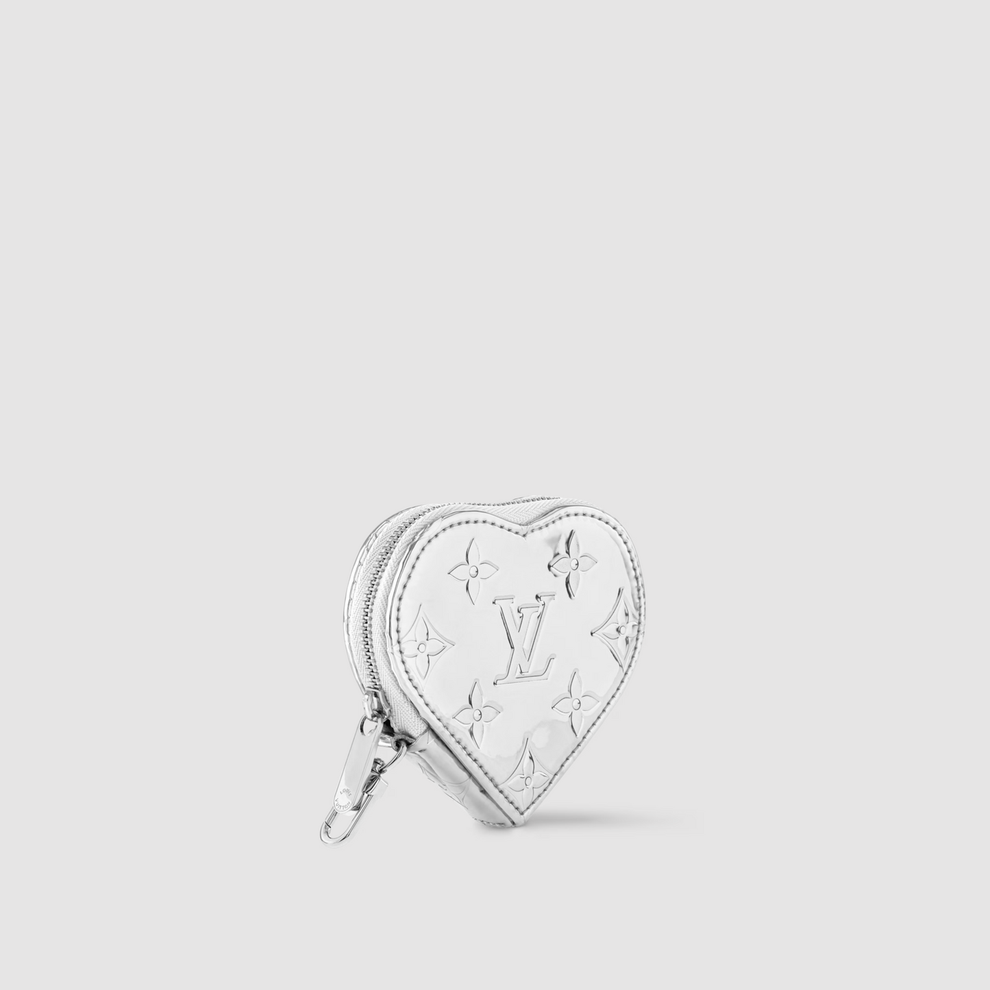Louis Vuitton Miroir Zippy Heart Coin Purse Silver Monogram Canvas M83540