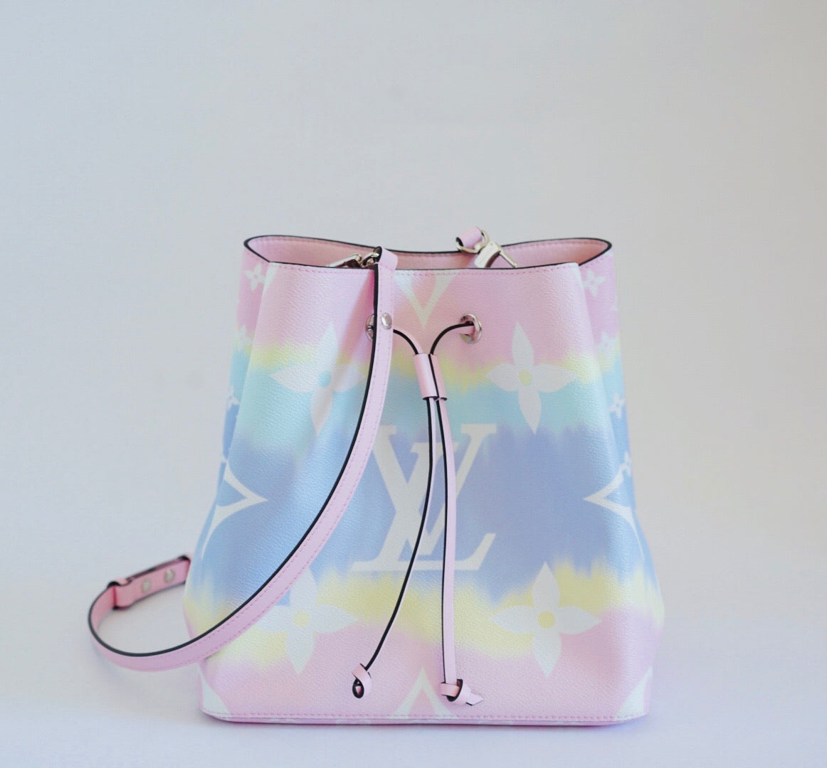 Louis Vuitton NeoNoe LV Escale Pastel Monogram Canvas Bucket Bag M45124