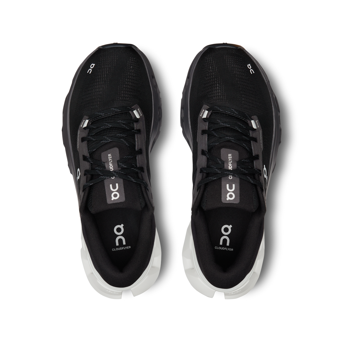 On Running Women's Cloudflyer 5 Shoes - Black / White On Running