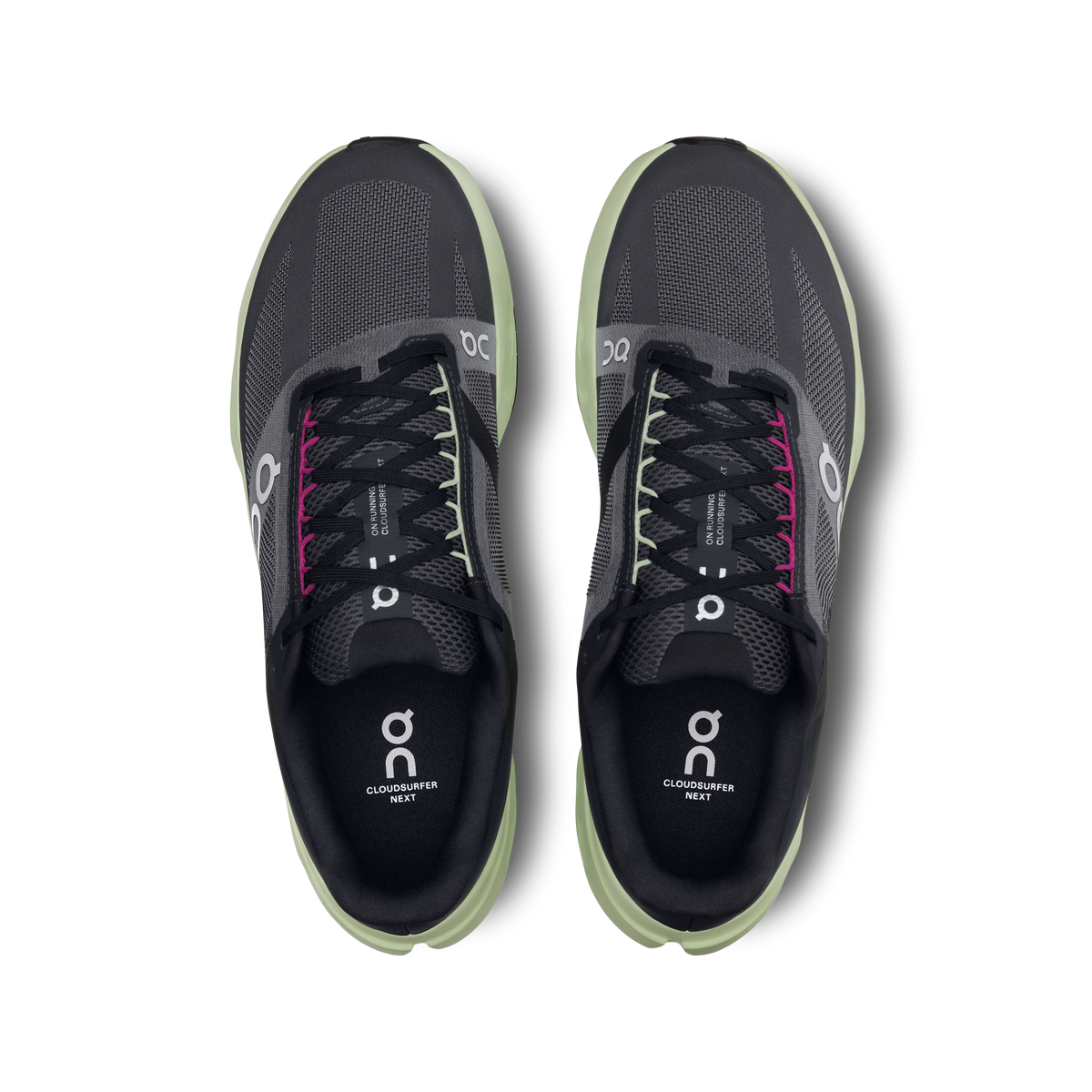 On Running Men's Cloudsurfer Next Shoes - Black / Lima On Running