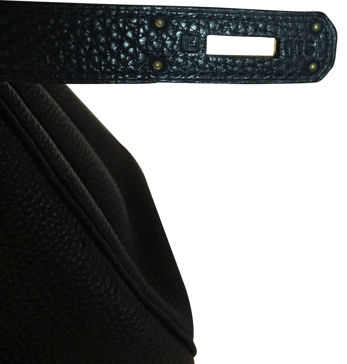 Hermès Kelly 28 Black Togo Bag GHW Crowned Bag