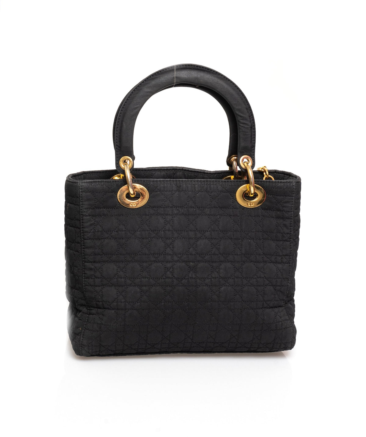 Christian Dior Canage Lady Dior Hand Bag Nylon Black - AWL1649 Dior