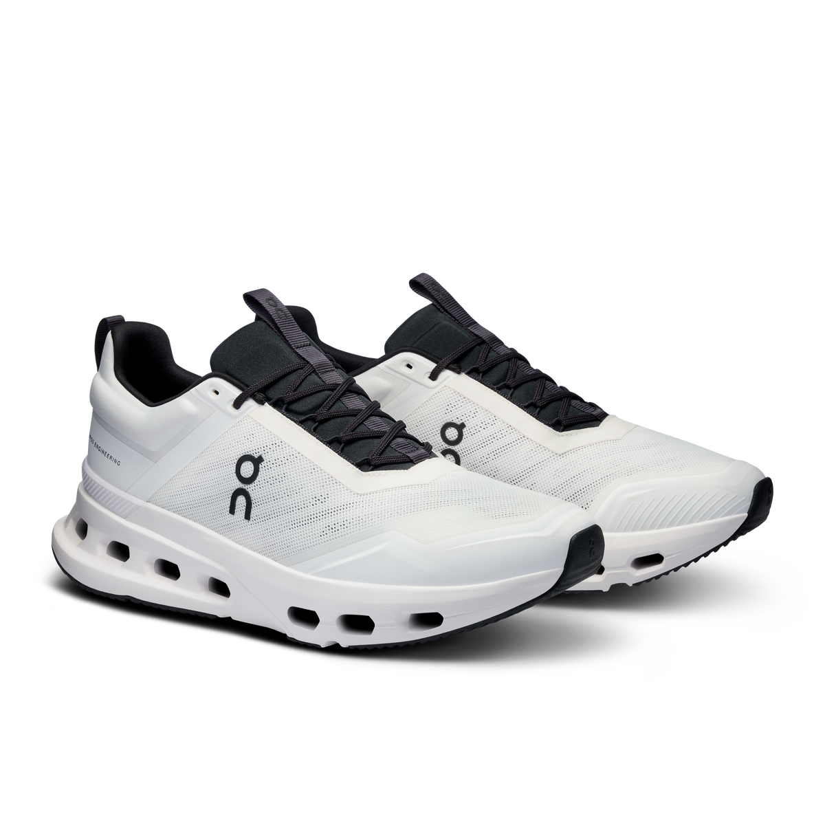 On Running Men's Cloudnova X Shoes - White / Black On Running