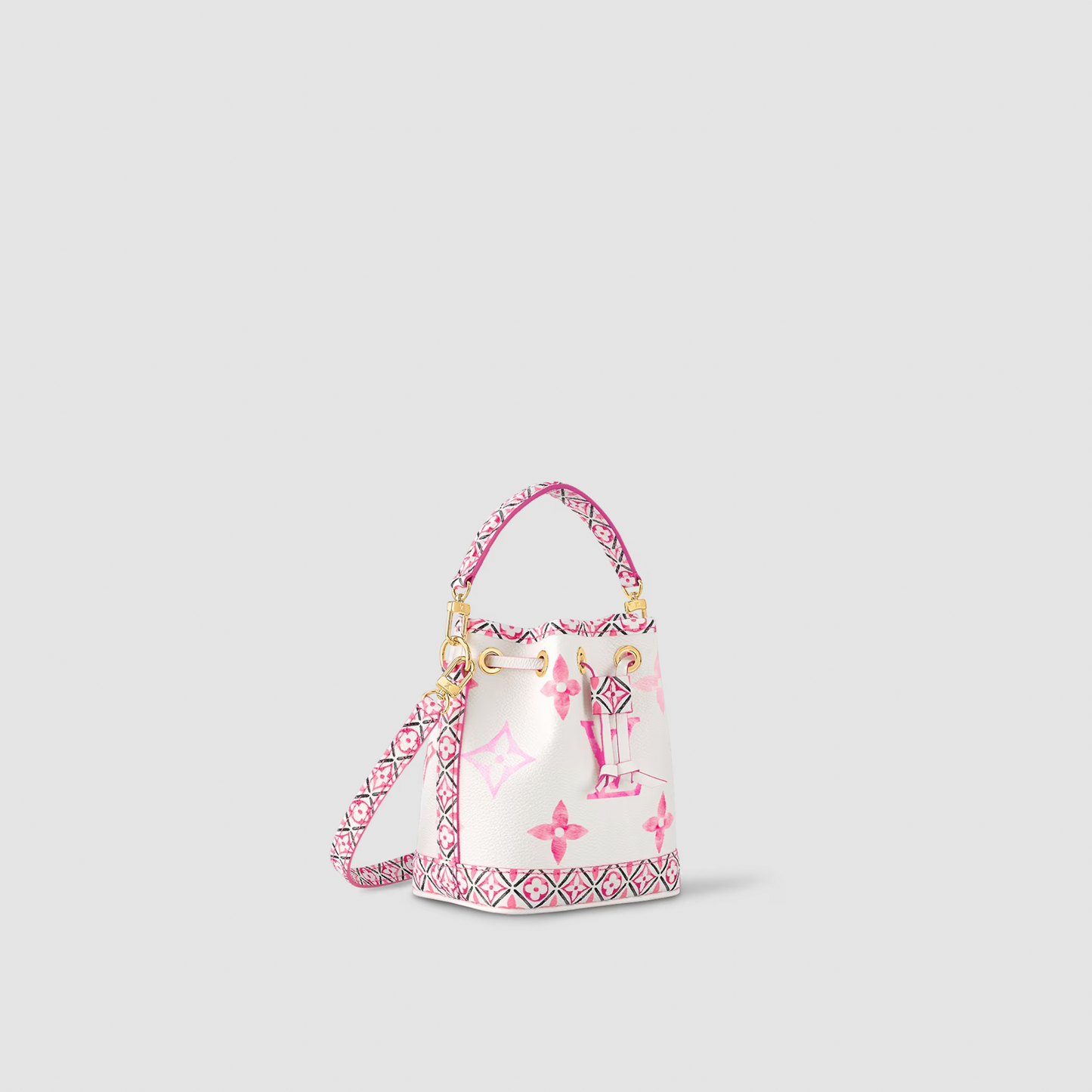 Louis Vuitton Nano Noe Pink Monogram Canvas Resort Collection M82386
