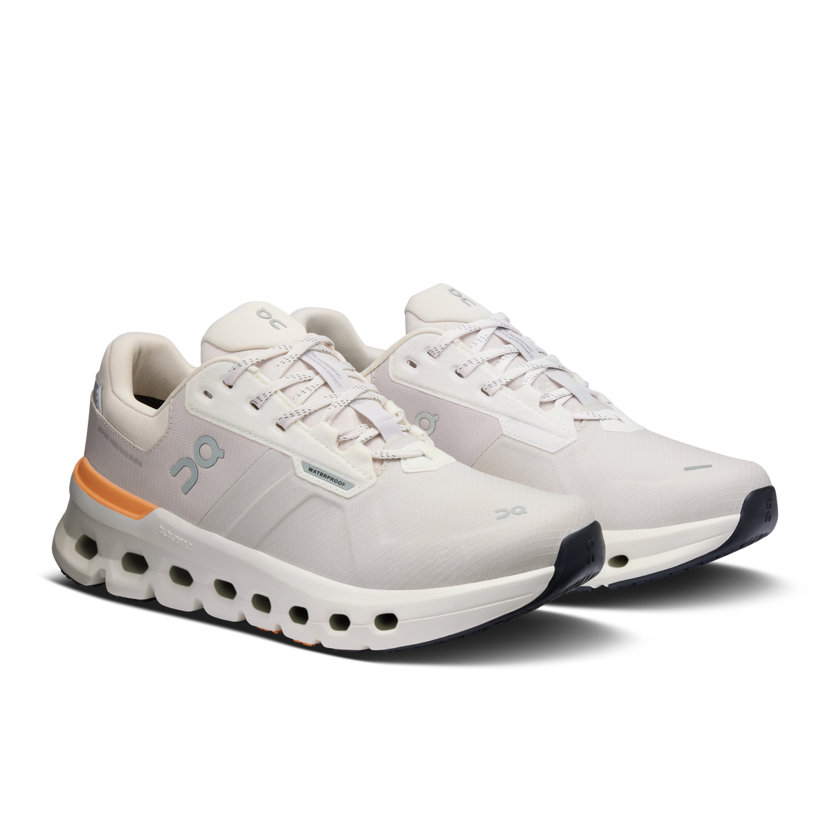 On Running Women's Cloudrunner 2 Waterproof Shoes - Wolf / Tangerine On Running