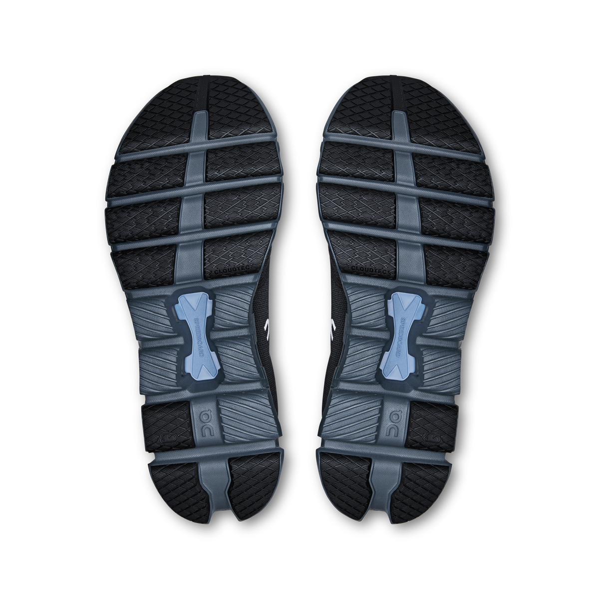 On Running Men's Cloud X 4 Shoes - Black / Chambray On Running