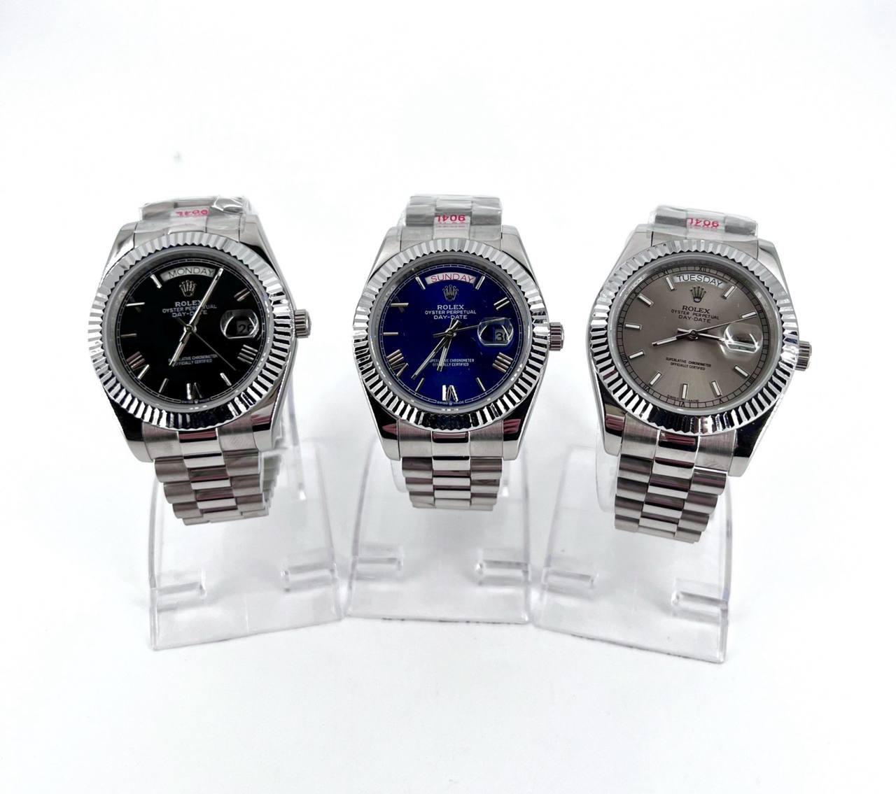 Rolex Oyster Perpetual Day-Date Men's Watches with President Bracelet in Different Dial Colors UK Best Quality Reps AAA Replica