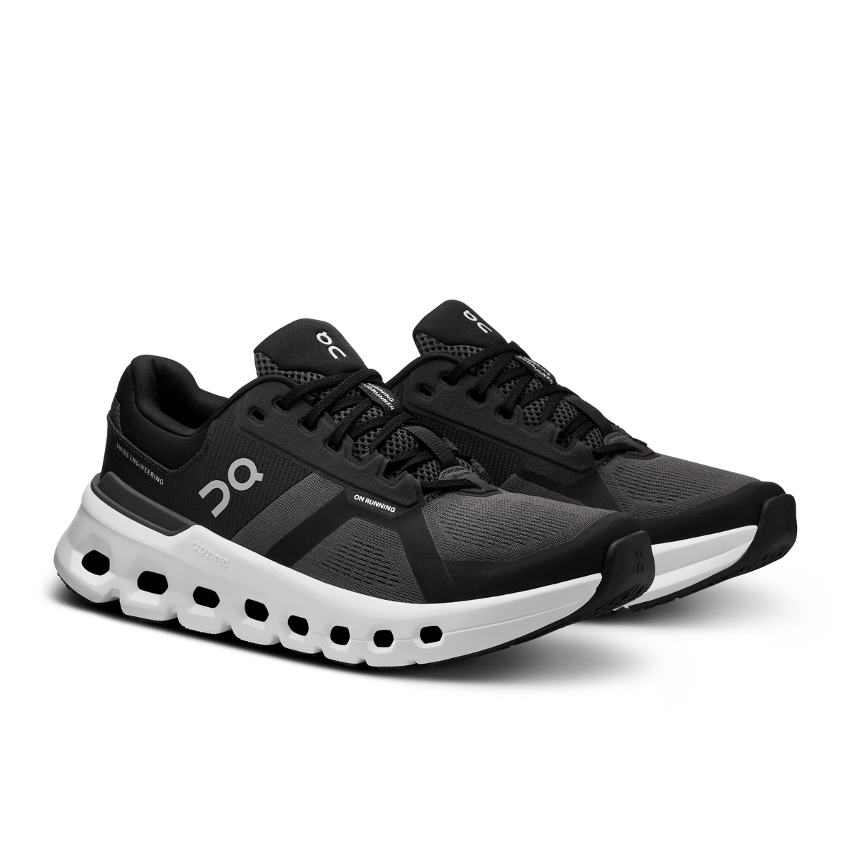 On Running Women's Cloudrunner 2 Wide Shoes - Eclipse / Black On Running