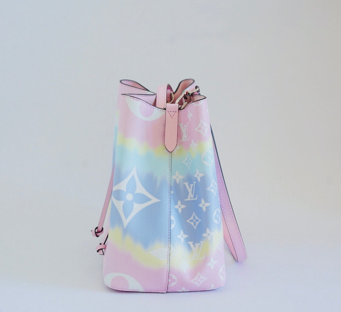 Louis Vuitton NeoNoe LV Escale Pastel Monogram Canvas Bucket Bag M45124