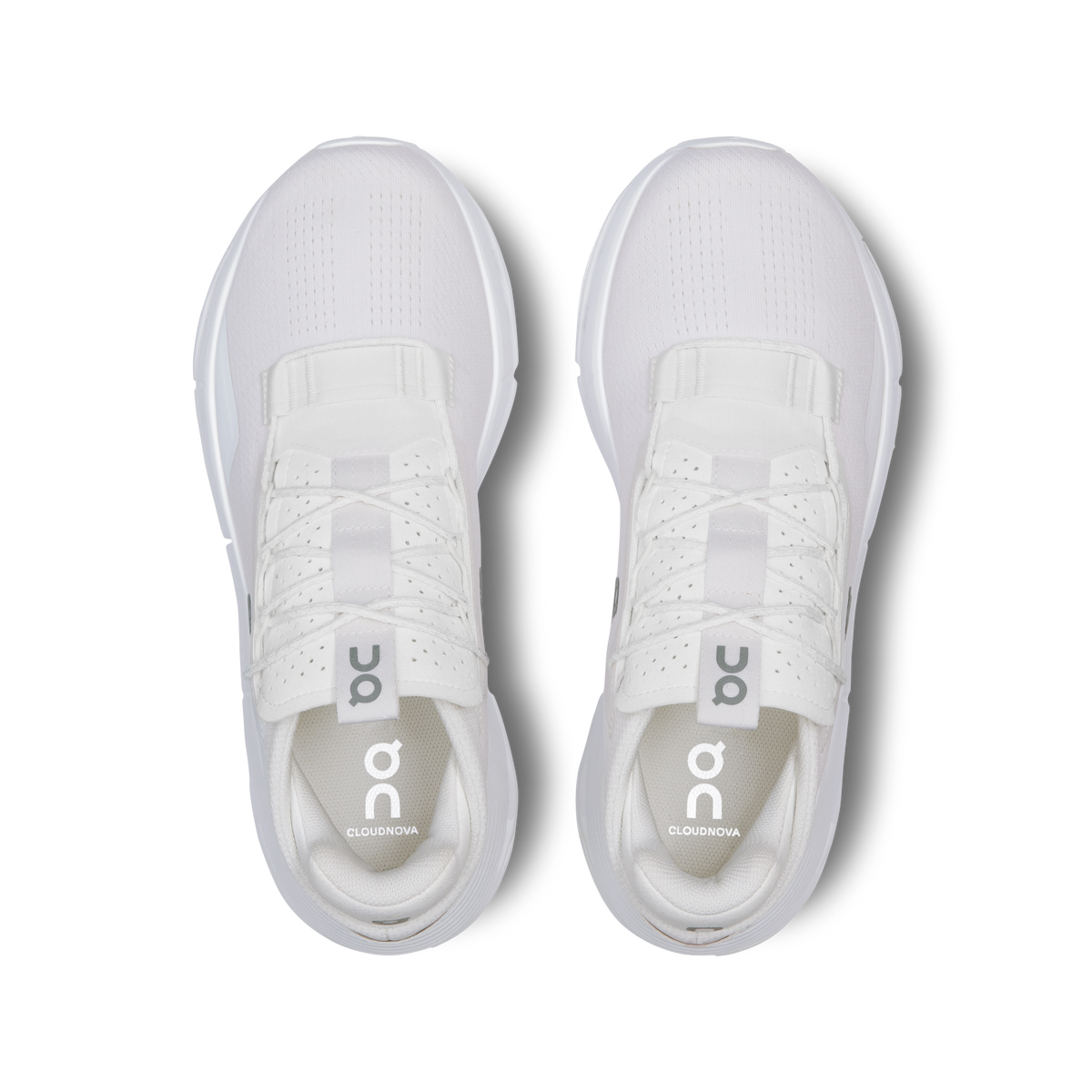On Running Men's Cloudnova 2 Shoes - All White On Running