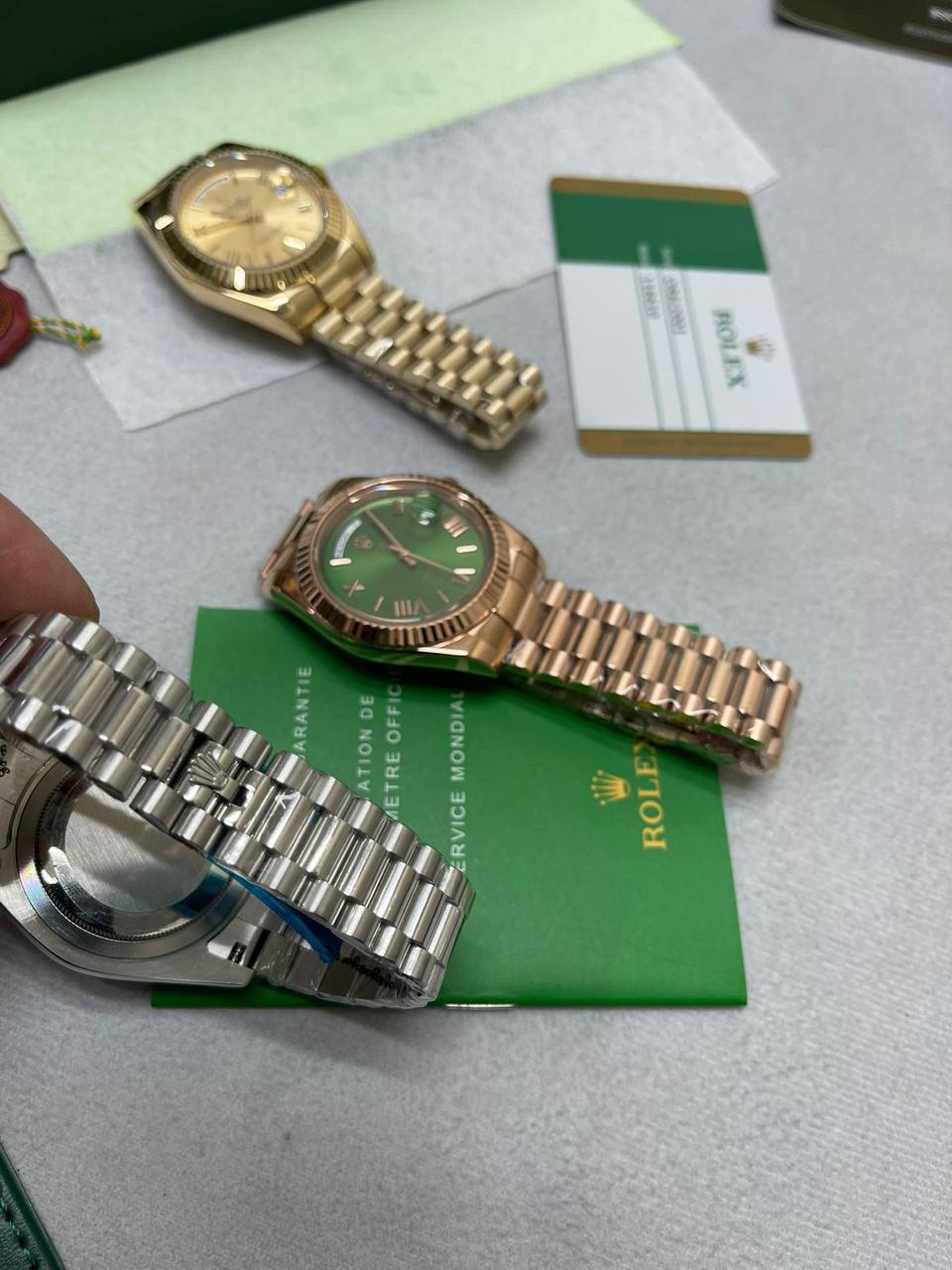 Rolex Day-Date 40 Everose Gold with President Bracelet Men's Watch in 2 Dial Colors Reps UK Best Quality Reps AAA Replica