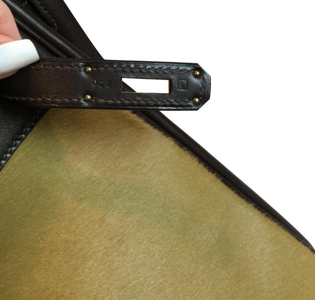 Hermès Troika Birkin Bag - Evercalf & Pony Hair Crowned Bag