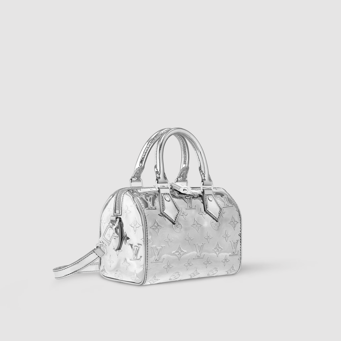 Louis Vuitton Miroir Speedy Bandouliere 20 Silver Monogram Canvas M11987