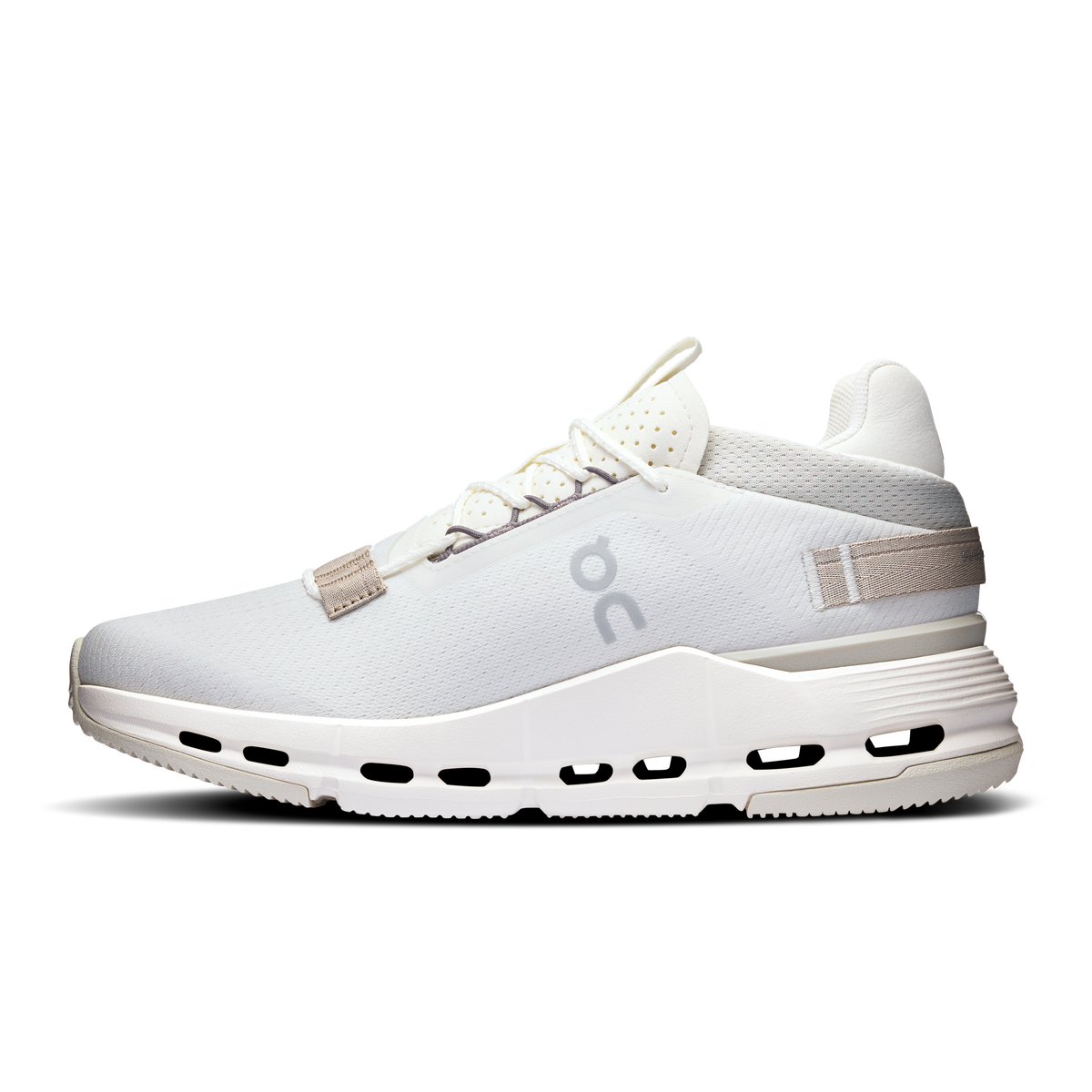 On Running Women's Cloudnova 2 Shoes - Ice / Sand On Running