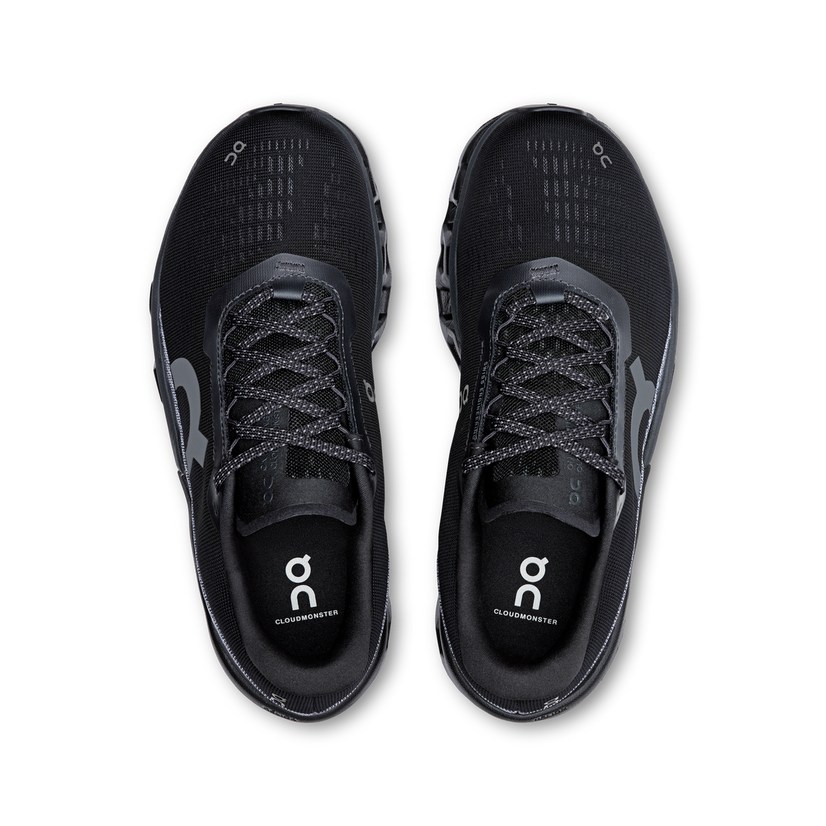 On Running Women's Cloudmonster 2 Shoes - Black / Eclipse On Running