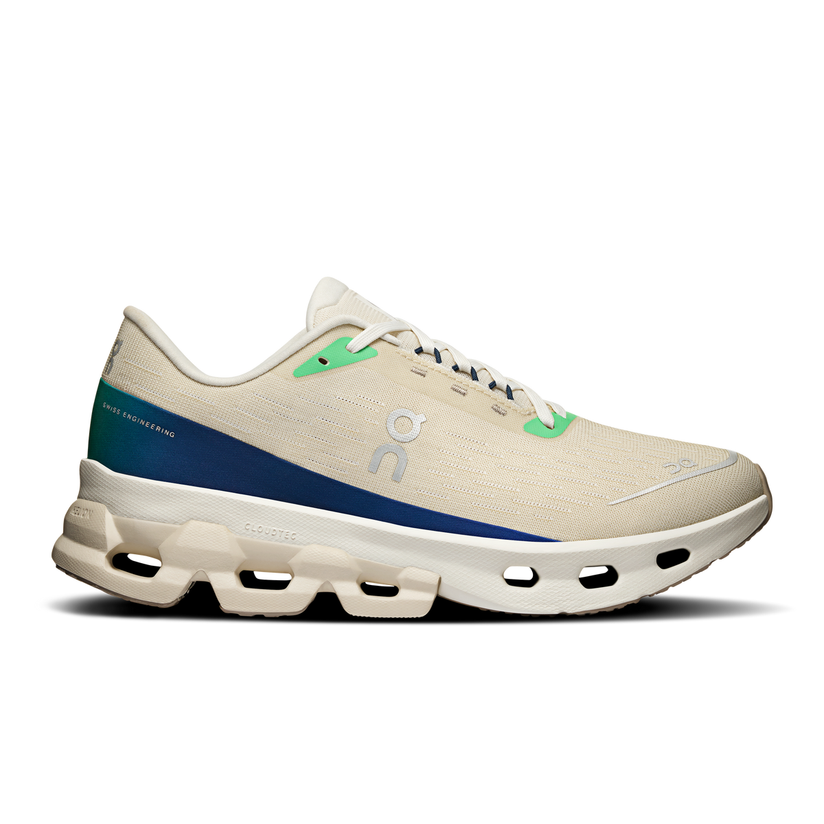 On Running Women's Cloudspark Shoes - Cream / Honeydew On Running