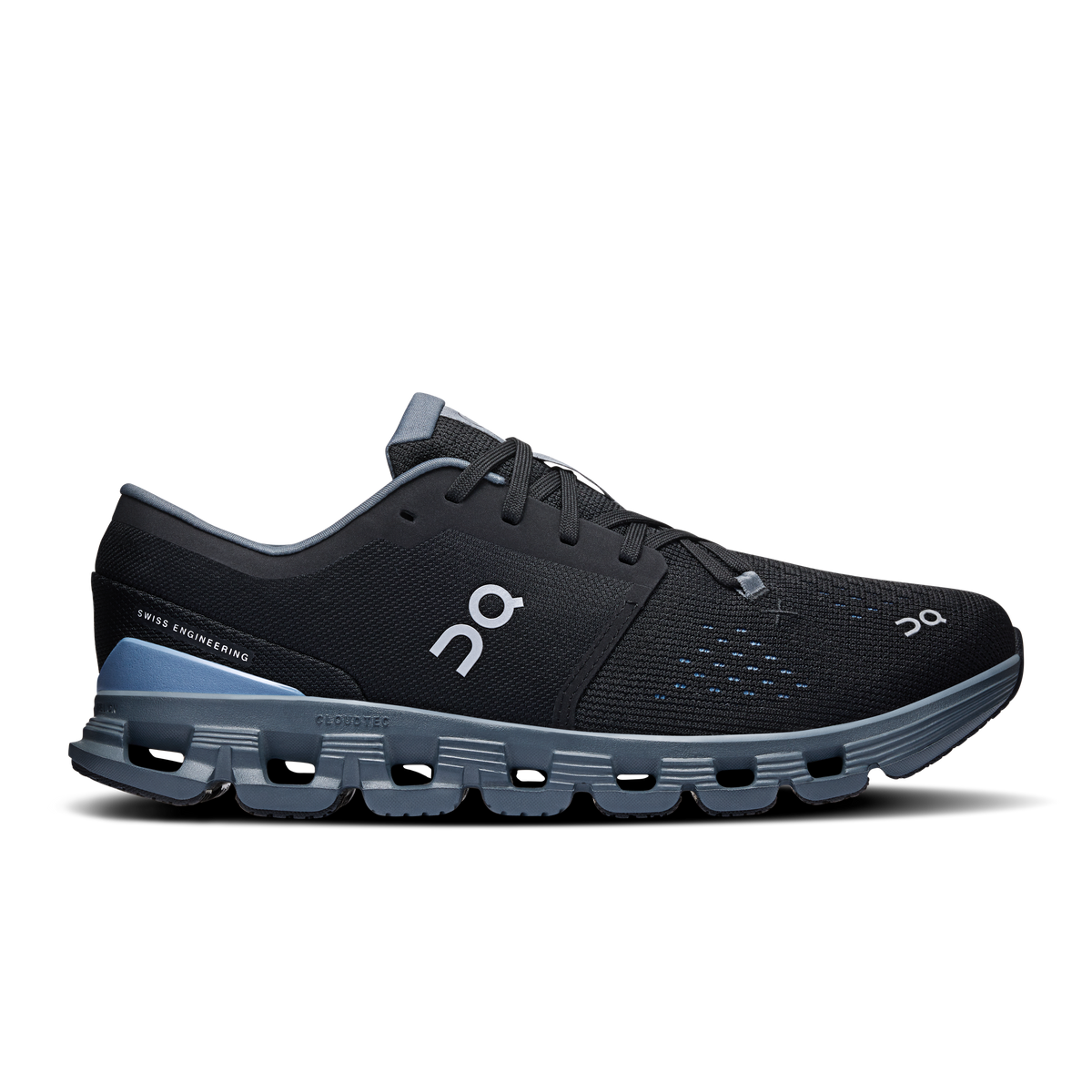 On Running Men's Cloud X 4 Shoes - Black / Chambray On Running