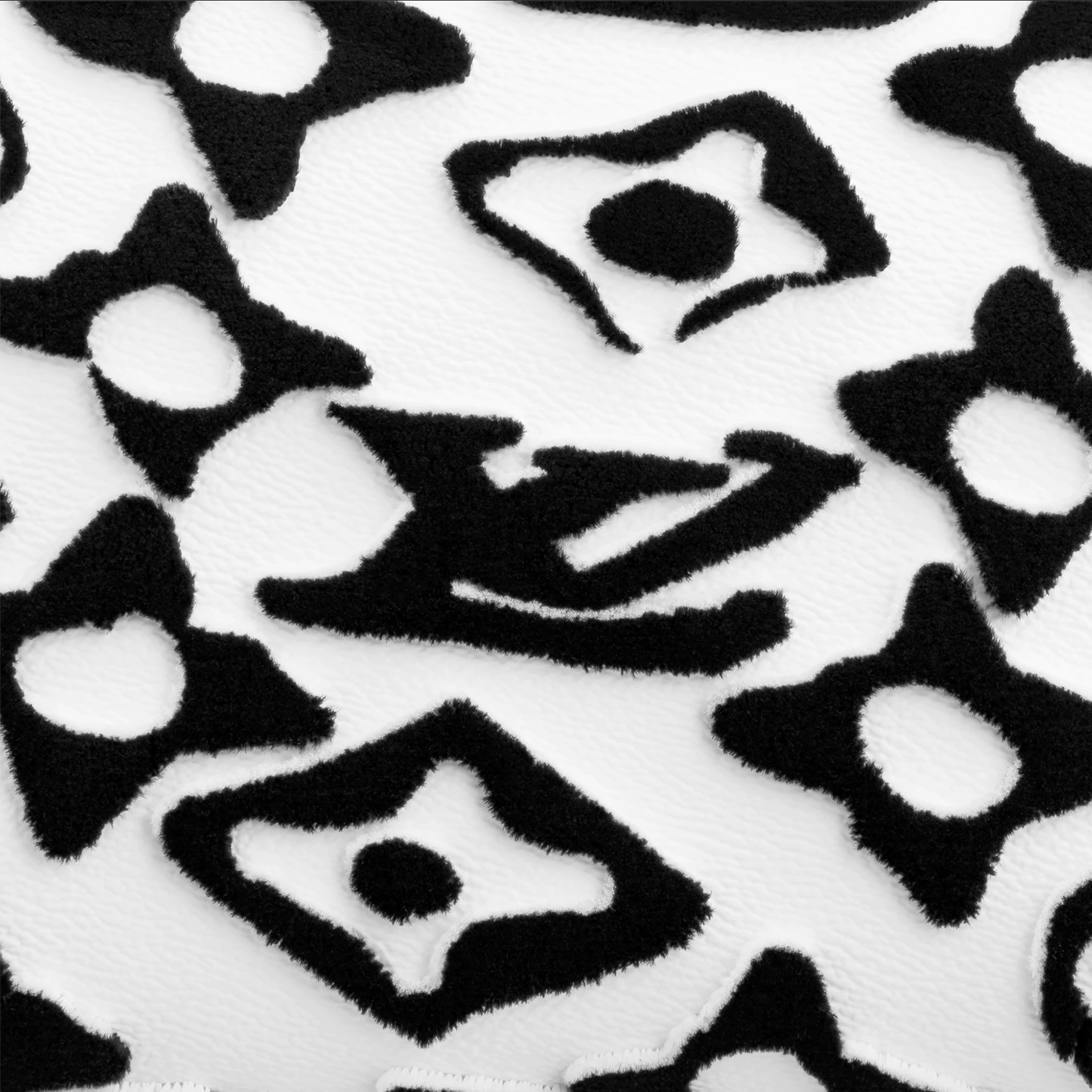 Louis Vuitton LV x UF Speedy Bandouliere 25 Tufted Monogram Canvas M45563 Black White
