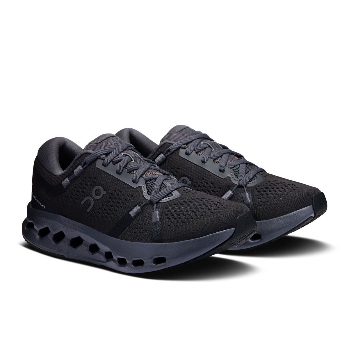 On Running Women's Cloudsurfer 2 Shoes - Black / Black On Running