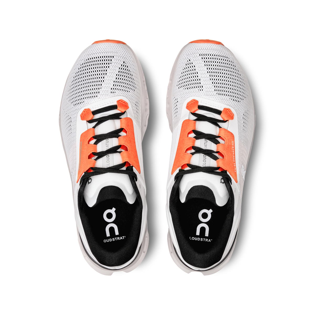 On Running Women's Cloudstratus 3 Shoes - White / Sand On Running