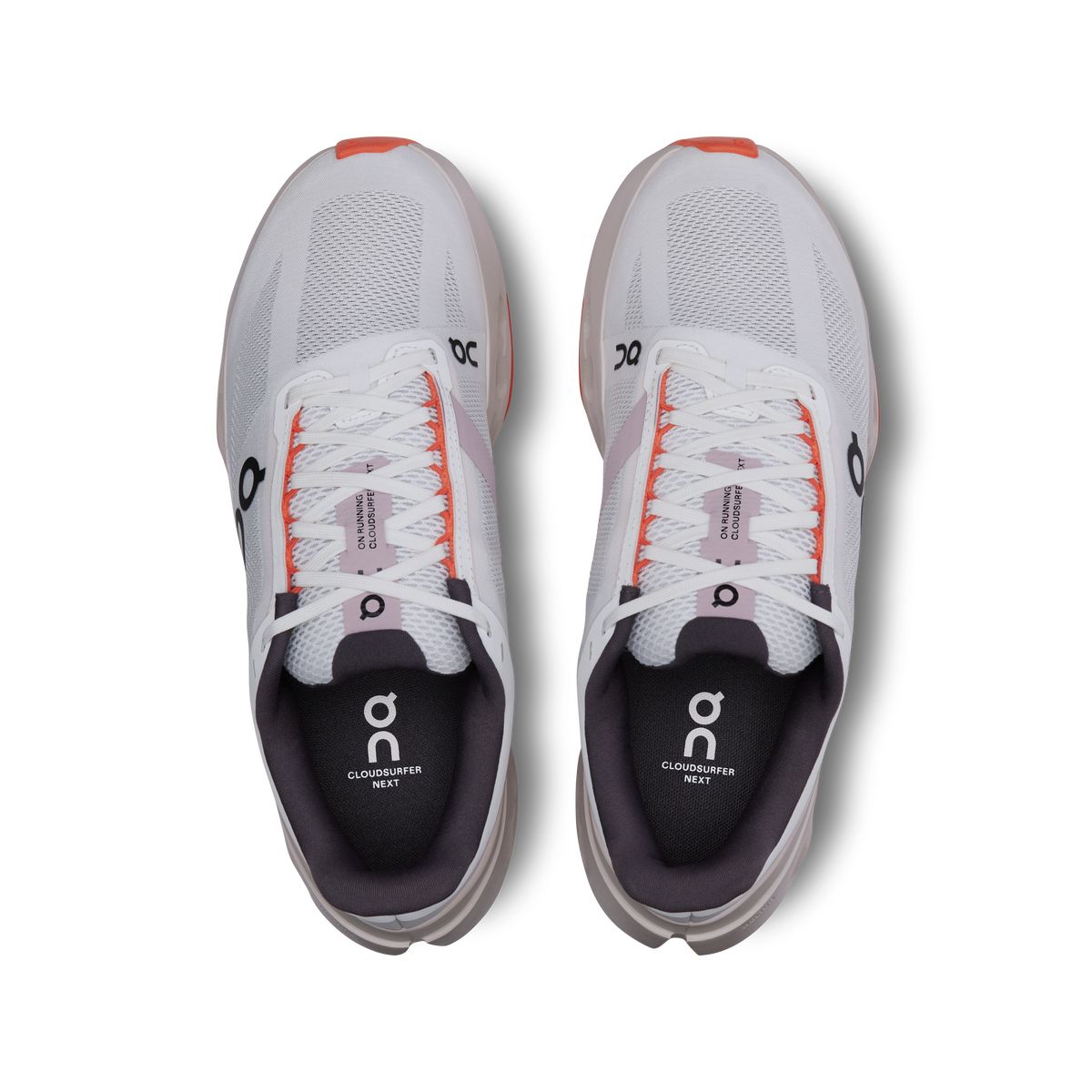 On Running Women's Cloudsurfer Next Shoes - White / Flame On Running