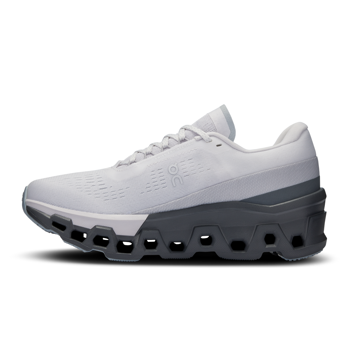 On Running Women's Cloudmonster 2 Shoes - Frost / Rock On Running