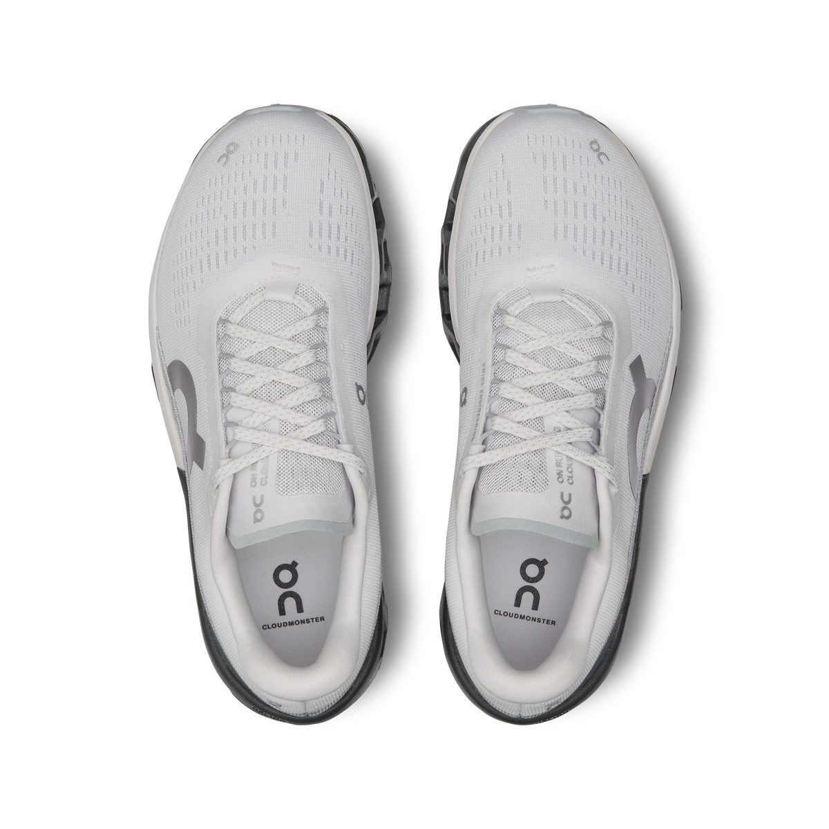 On Running Women's Cloudmonster 2 Shoes - Frost / Rock On Running