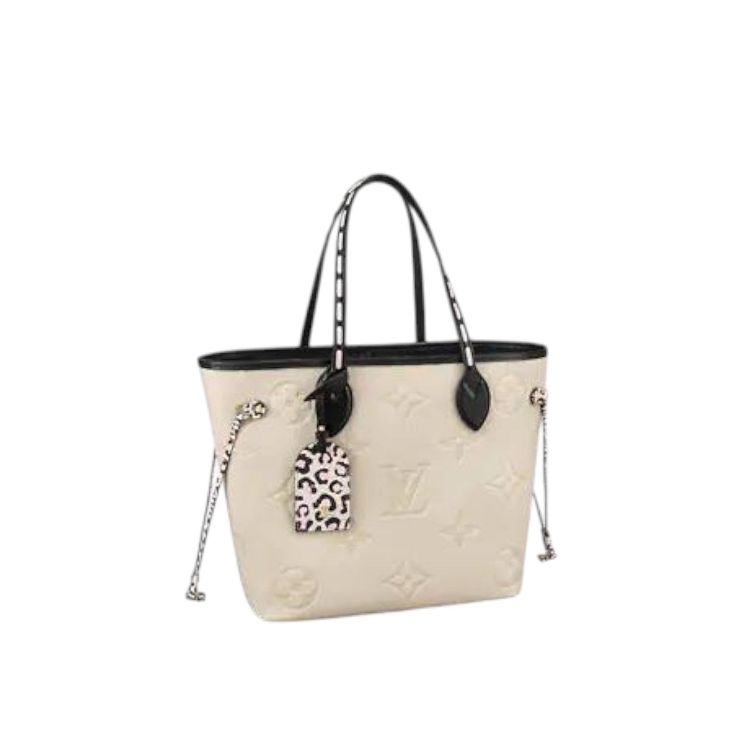Louis Vuitton Neverfull MM Embossed Supple Grained Cowhide Leather