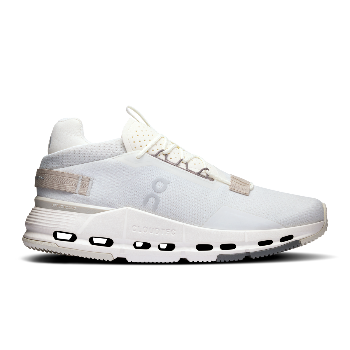 On Running Women's Cloudnova 2 Shoes - Ice / Sand On Running