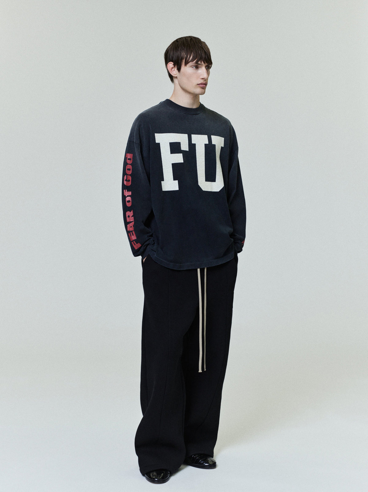 Fear of God Freedom Relaxed Long Sleeve Tee Vintage Black Fear of God