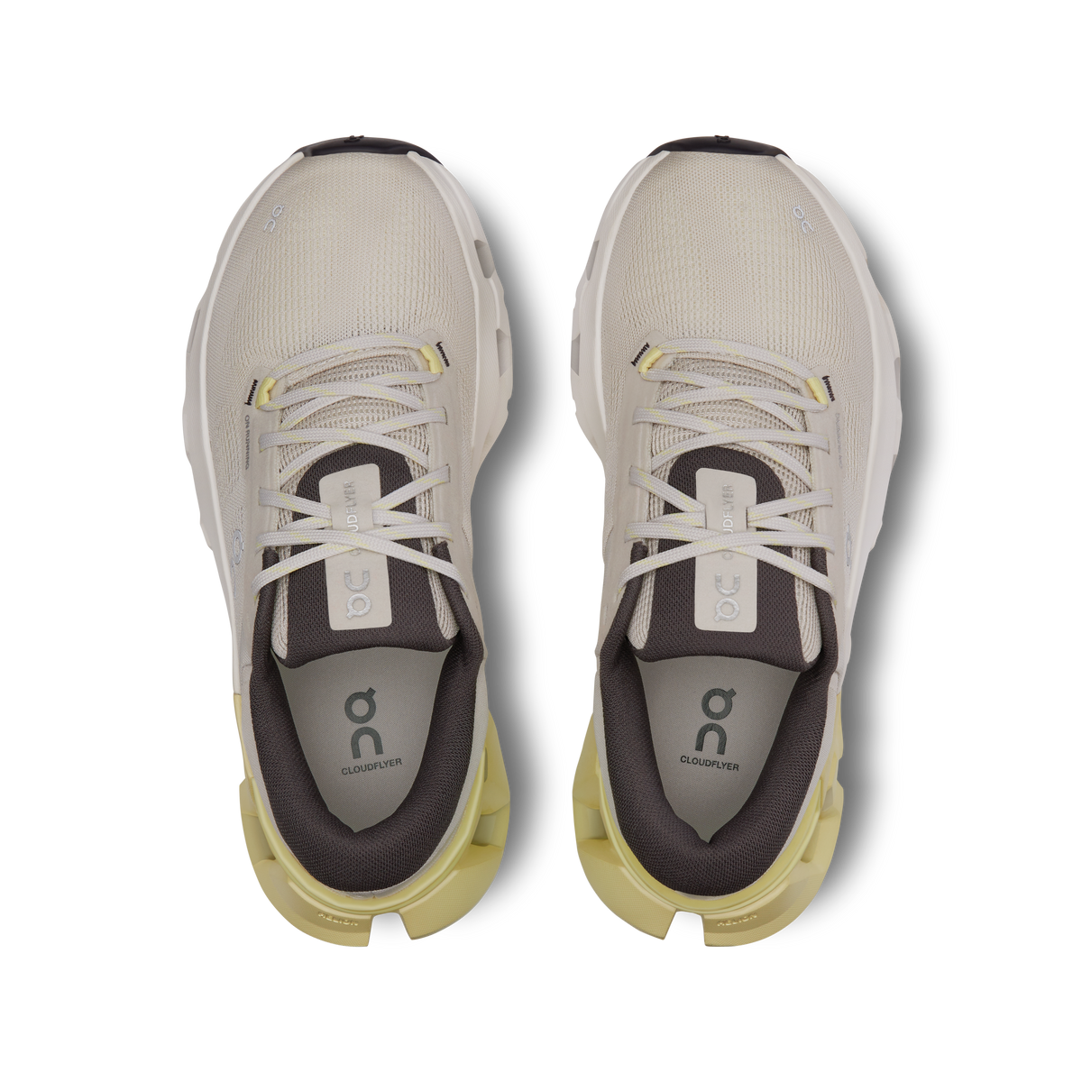On Running Women's Cloudflyer 5 Shoes - Pearl / Hay On Running
