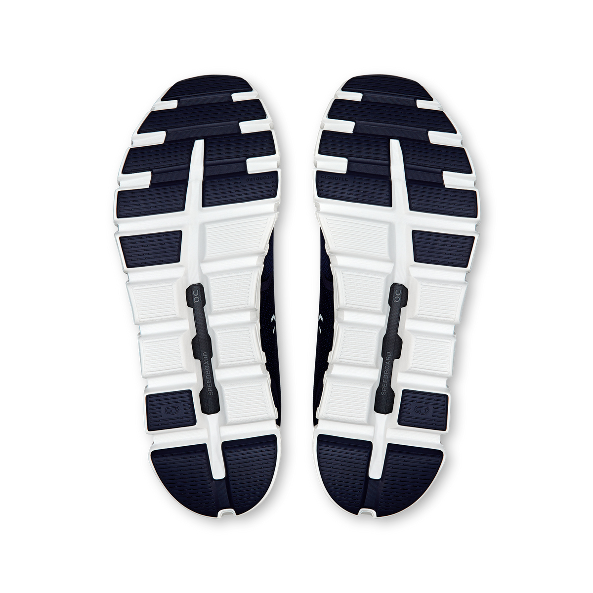 On Running Men's Cloud 6 Shoes - Midnight / White On Running