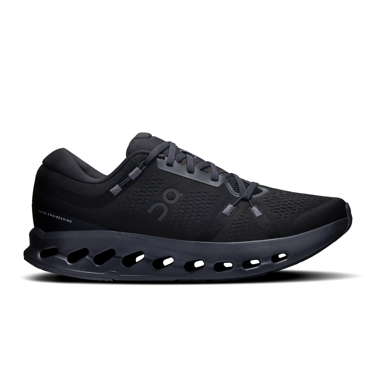 On Running Men's Cloudsurfer 2 Shoes - Black / Black On Running