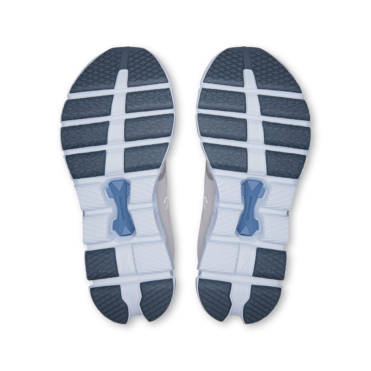On Running Women's Cloud X 4 Shoes - Silver / Chambray On Running