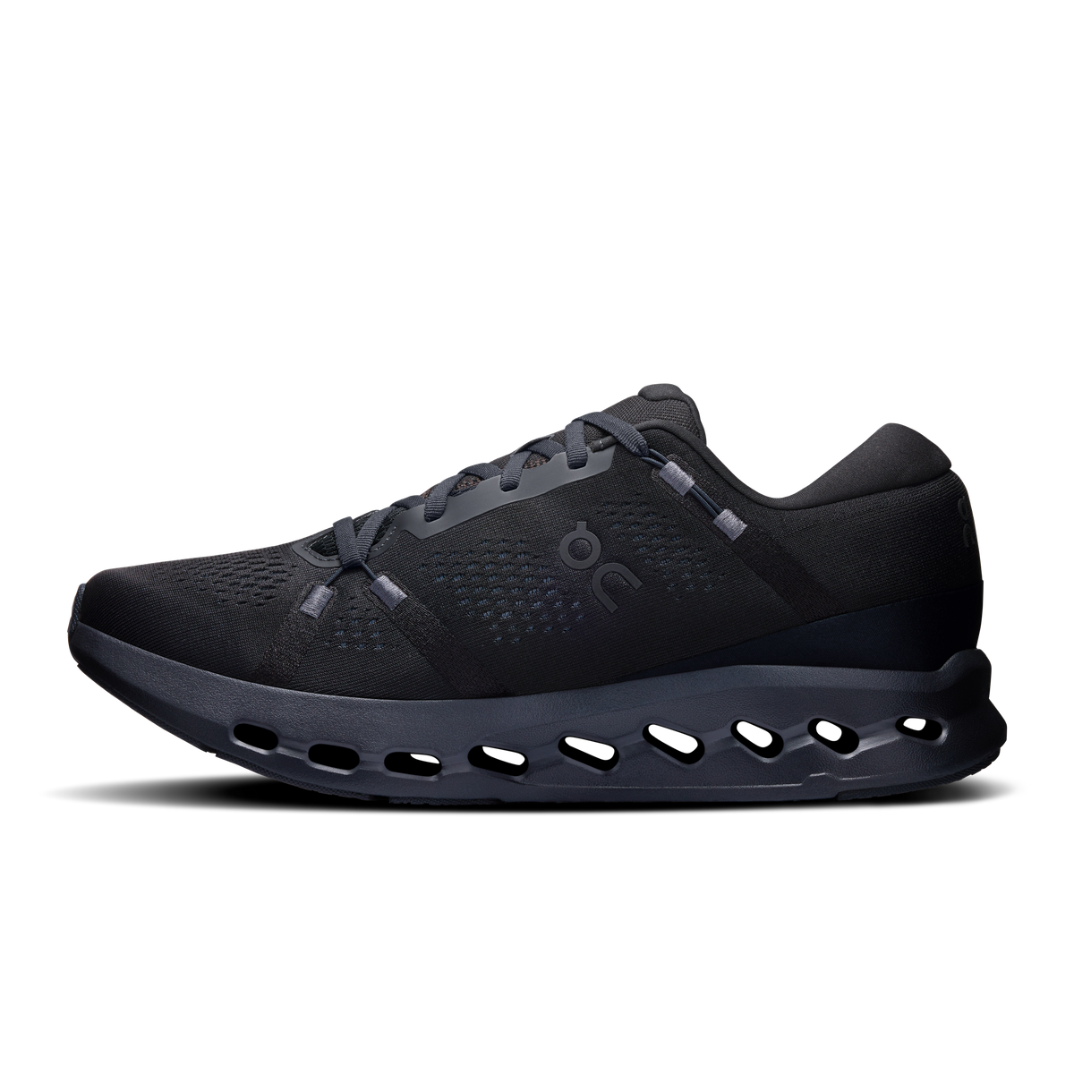 On Running Men's Cloudsurfer 2 Shoes - Black / Black On Running