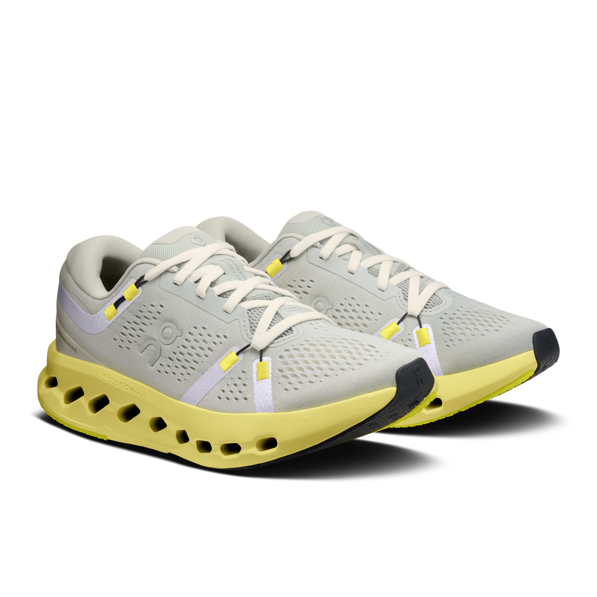 On Running Women's Cloudsurfer 2 Shoes - Glacier / Limelight On Running