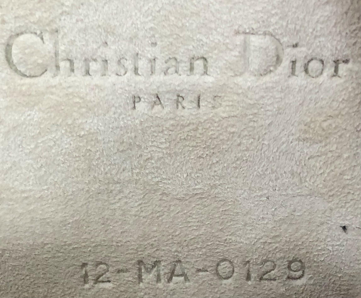Saddle Chain Clutch Leather Dior