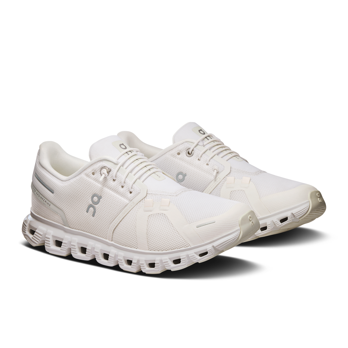 On Running Women's Cloud 6 Shoes - White / White On Running