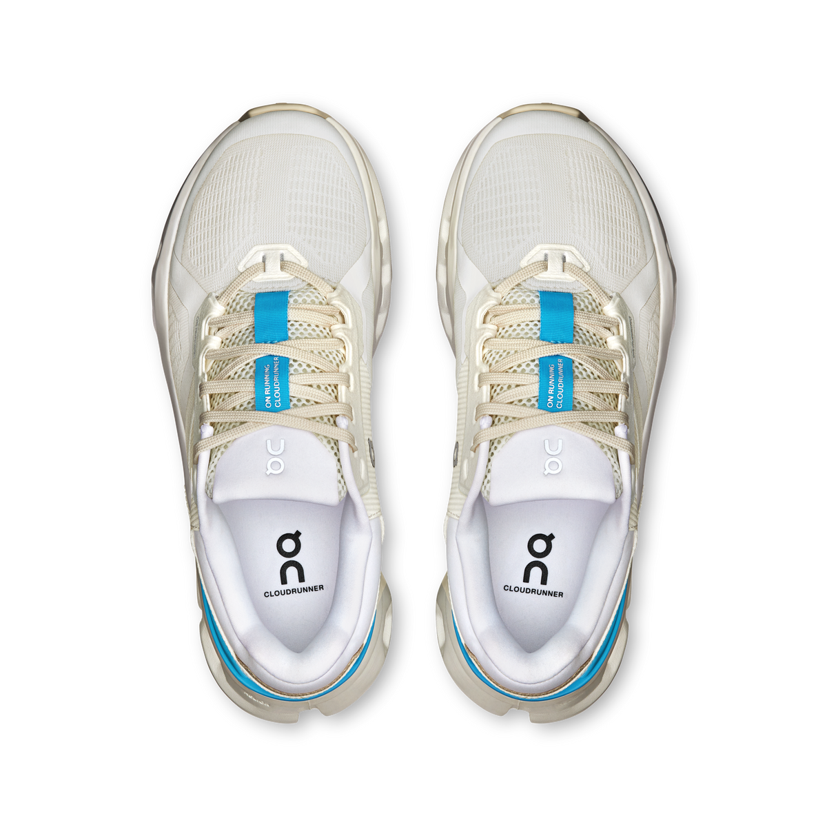 On Running Women's Cloudrunner 2 Shoes - White / Horizon On Running