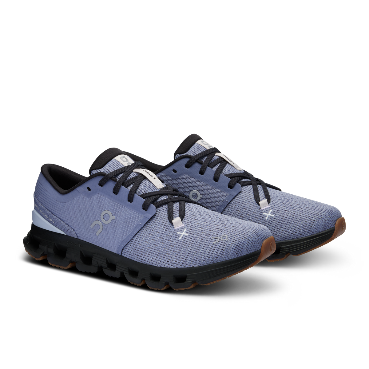 On Running Women's Cloud X 4 Shoes - Feather / Black On Running