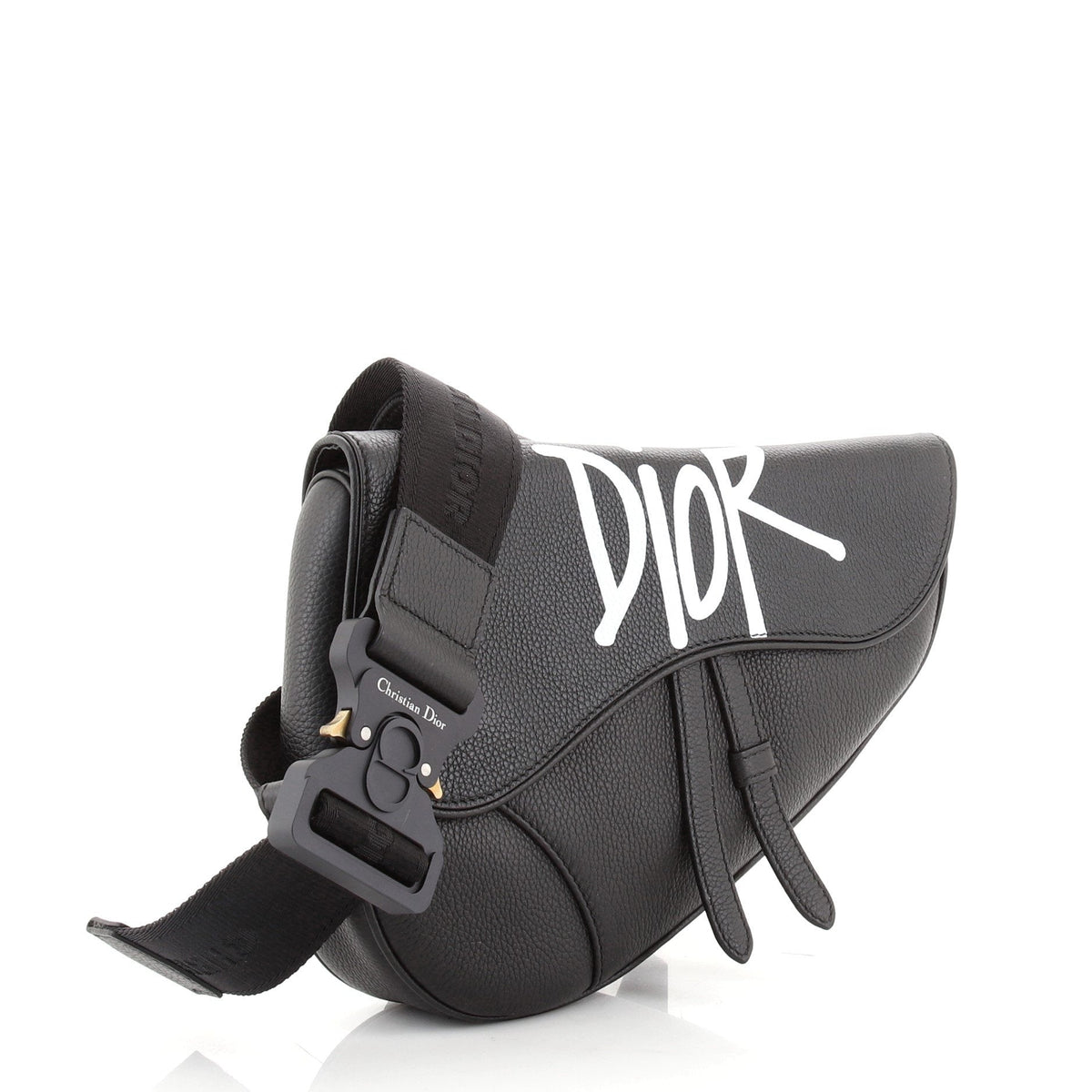 Shawn Stussy Saddle Crossbody Bag Printed Leather Dior