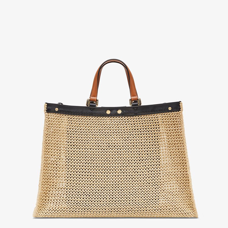 Fendi X-tote Natural Raffia Bag Fendi