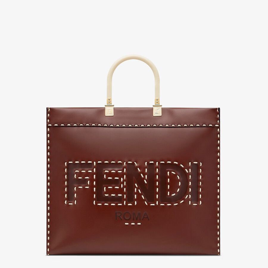 Fendi Medium Leather Shopper Fendi