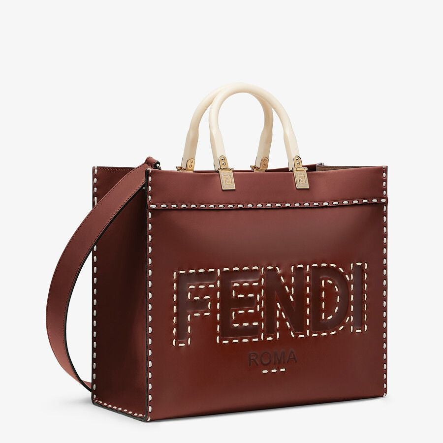 Fendi Medium Leather Shopper Fendi