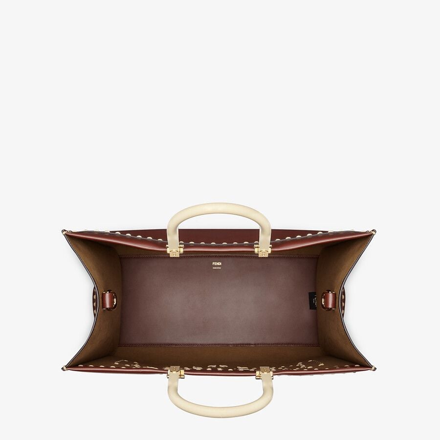 Fendi Medium Leather Shopper Fendi