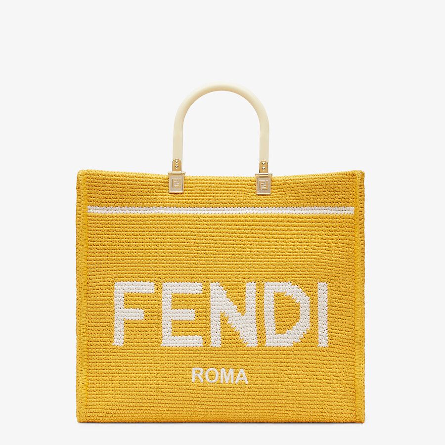 Fendi Cotton Crochet Shopper Fendi