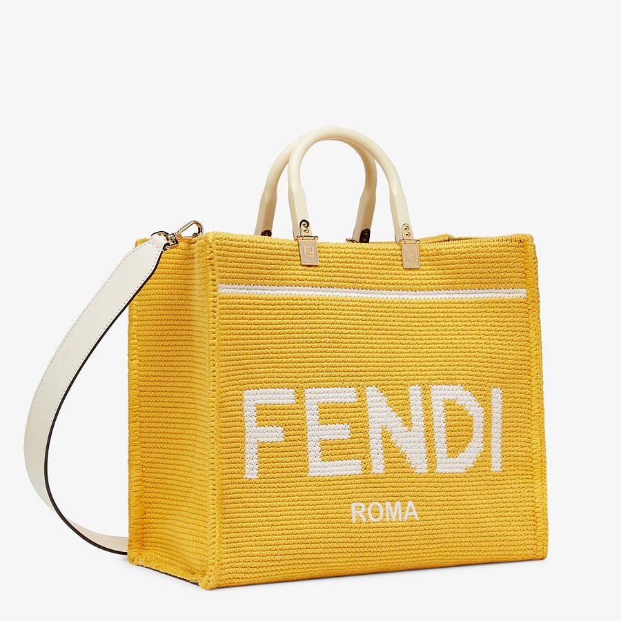 Fendi Cotton Crochet Shopper Fendi
