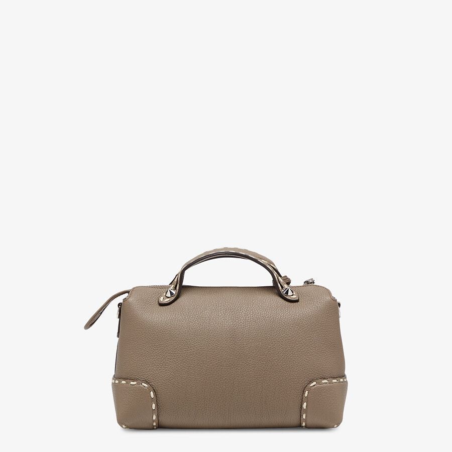 Fendi Full Grain Leather Boston Bag Fendi